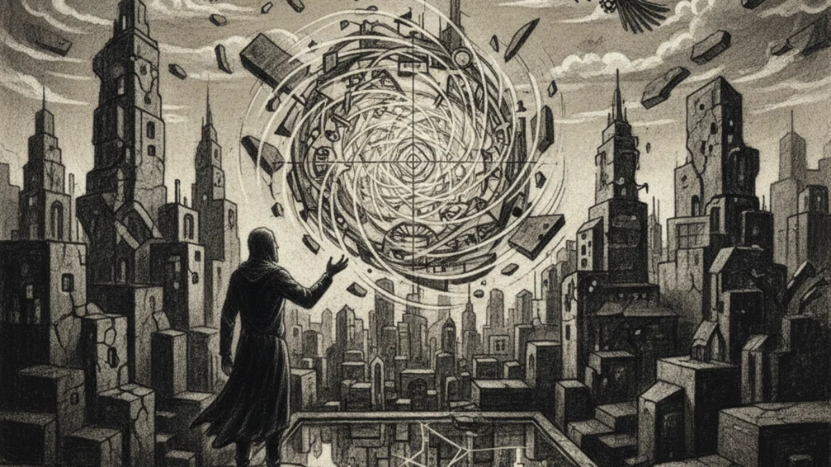 Ilustracija za knjigu Intuicionistica (Colson Whitehead) – 3. dio