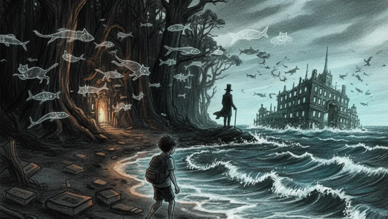 Naslovna fotografija za esej o knjizi: Kafka on the Shore (Haruki Murakami)