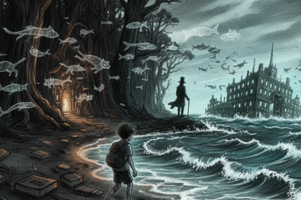 Naslovna fotografija za esej o knjizi: Kafka on the Shore (Haruki Murakami)
