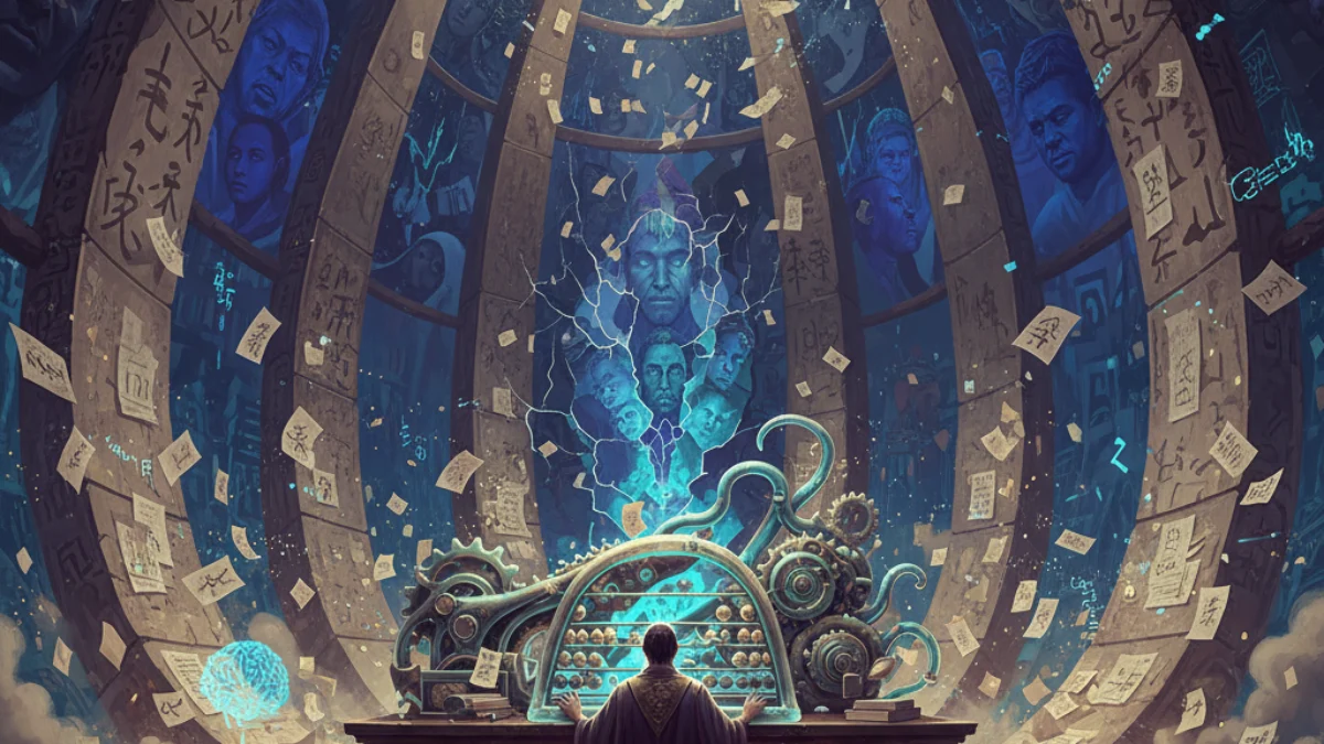 Ilustracija koncepta Kineska soba