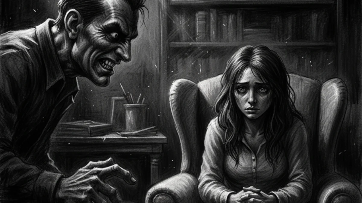Ilustracija za knjigu Kratki razgovori s ogavnim muškarcima (David Foster Wallace) – 1. dio