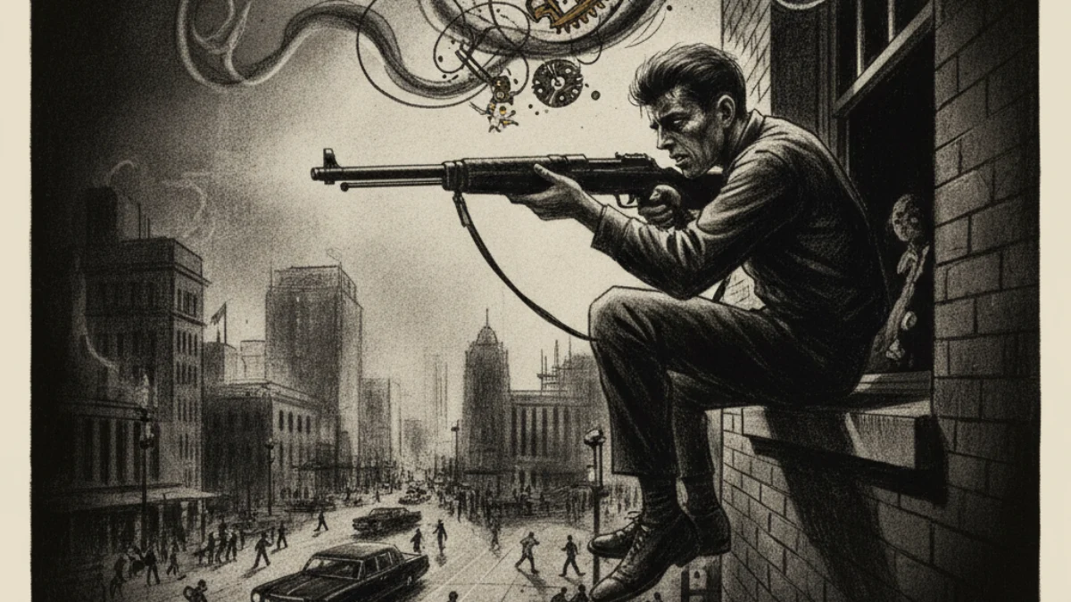 Ilustracija za knjigu Libra (Don DeLillo) – 1. dio