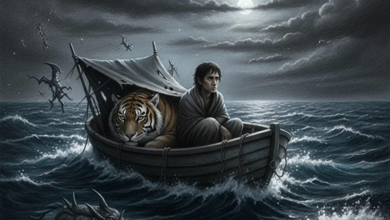 Naslovna fotografija za esej o knjizi: Life of Pi (Yann Martel)