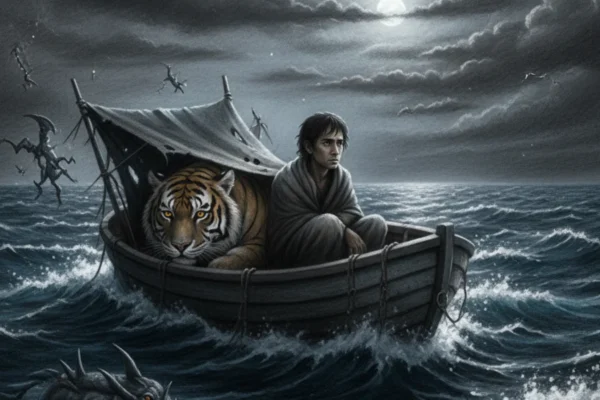 Naslovna fotografija za esej o knjizi: Life of Pi (Yann Martel)