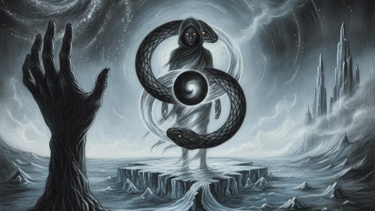 Ilustracija za knjigu Lijeva ruka tame (Ursula K. Le Guin) – 3. dio