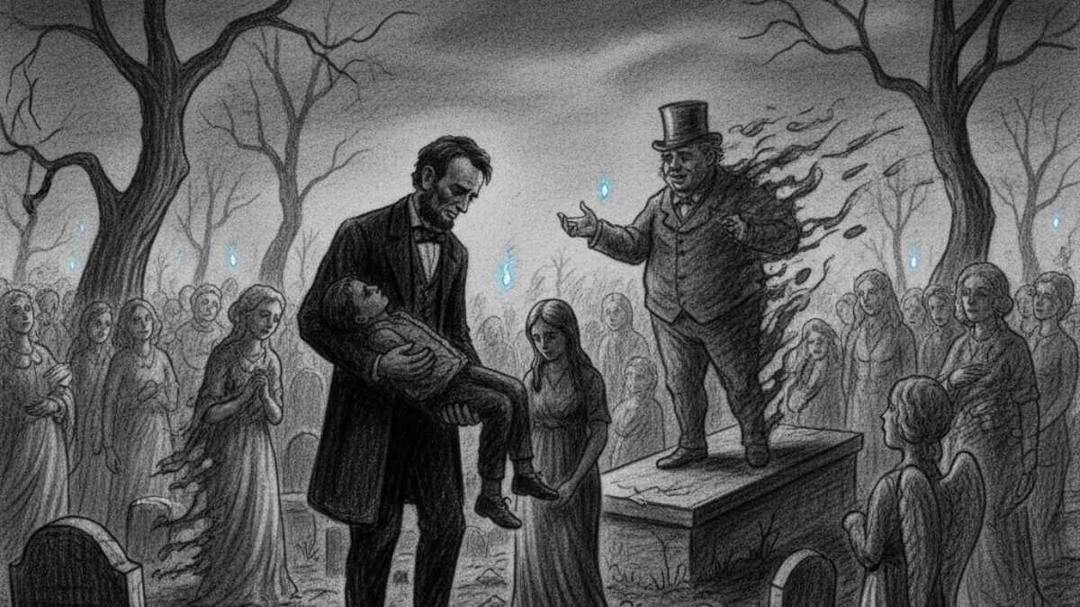 Ilustracija za knjigu Lincoln u bardu (George Saunders) – 2. dio
