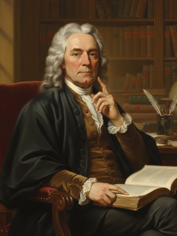 Portret filozofa Locke