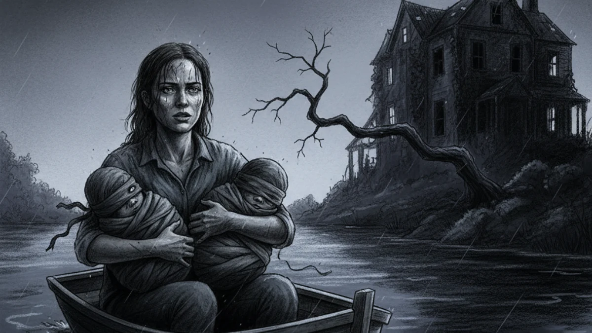 Ilustracija za knjigu Malorie (Josh Malerman) – 1. dio