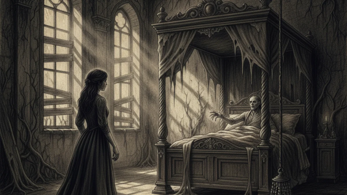 Ilustracija za knjigu Meksička gotika (Silvia Moreno-Garcia) – 2. dio
