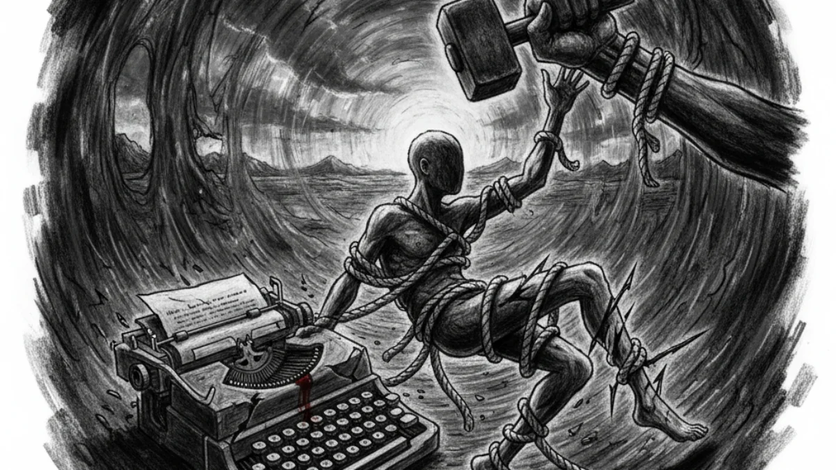 Ilustracija za knjigu Misery (Stephen King) – 3. dio