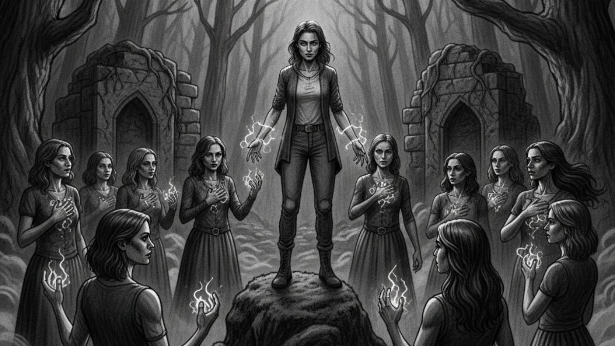 Ilustracija za knjigu Moć (Naomi Alderman) – 2. dio