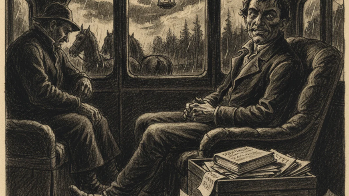 Ilustracija za knjigu Mrtve duše (Nikolaj Gogolj) – 1. dio