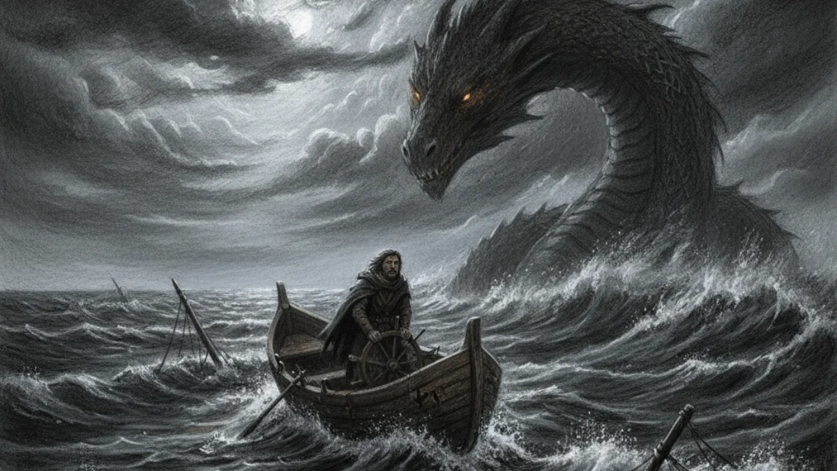 Ilustracija za knjigu Najdalja obala (Ursula K. Le Guin) – 1. dio