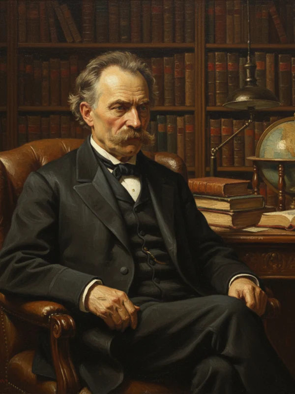 Portret filozofa Nietzsche
