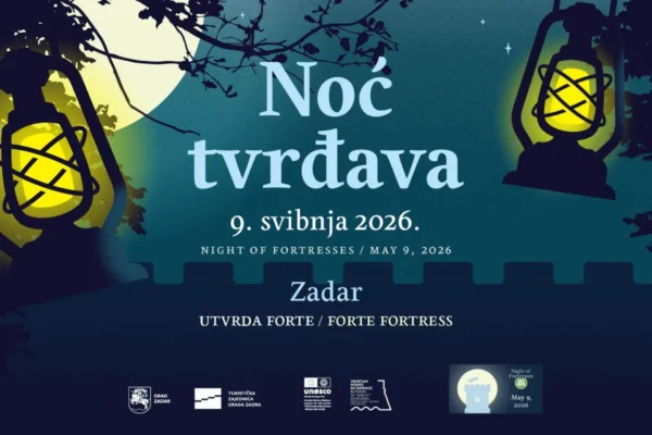 Utvrda Forte u Zadru tijekom manifestacije Noć tvrđava