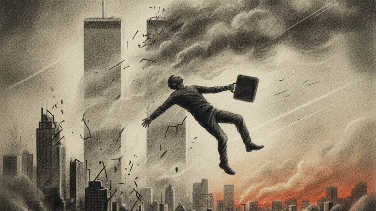 Ilustracija za knjigu Padajući čovjek (Don DeLillo) – 2. dio