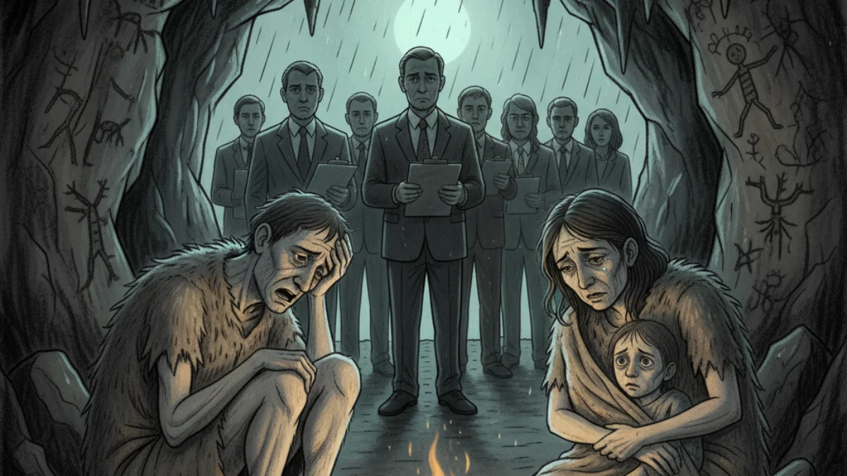 Ilustracija za knjigu Pastoralia (George Saunders) – 1. dio