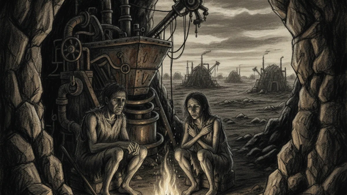 Ilustracija za knjigu Pastoralia (George Saunders) – 2. dio