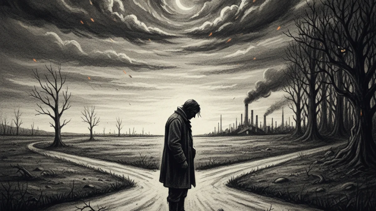 Ilustracija za knjigu Raskrižja (Jonathan Franzen) – 2. dio