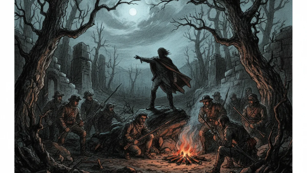 Ilustracija za knjigu Razbojnici (Friedrich Schiller) – 2. dio