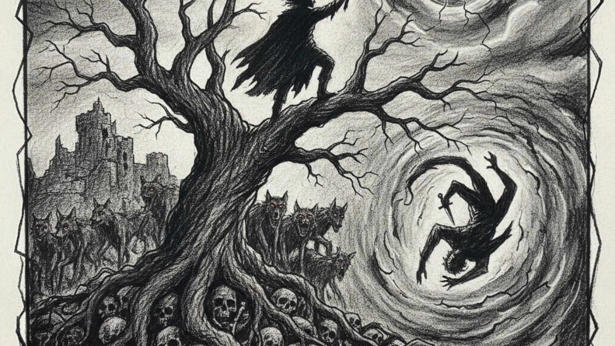 Ilustracija za knjigu Razbojnici (Friedrich Schiller) – zaključak