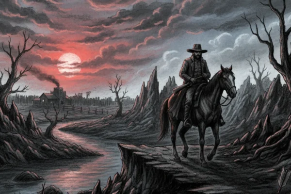 Naslovna fotografija za esej o knjizi: Red Country (Joe Abercrombie)