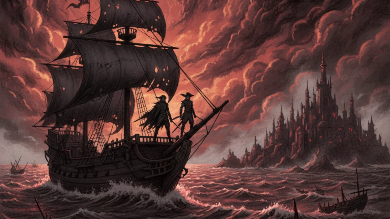 Naslovna fotografija za esej o knjizi: Red Seas Under Red Skies (Scott Lynch)
