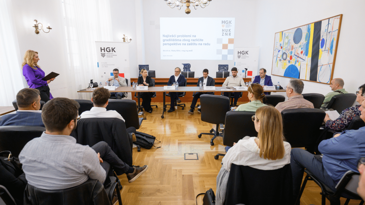 Konferencija Sigurno gradilište o zaštiti na radu u građevinarstvu u organizaciji HGK