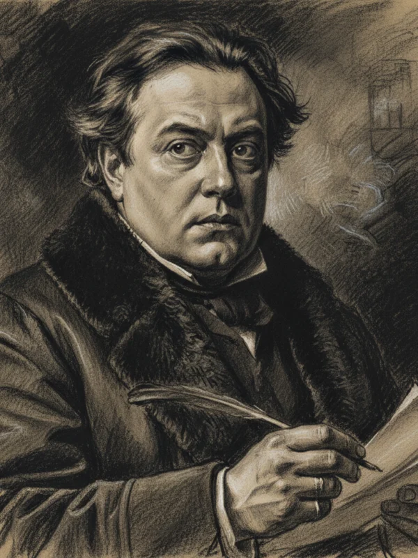 Ilustracija za knjigu Sjaj i bijeda kurtizana (Honoré de Balzac) – 3. dio