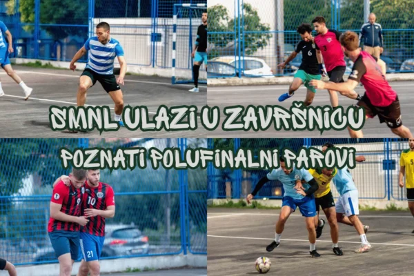 Polufinalne utakmice Studentske malonogometne lige u Zadru