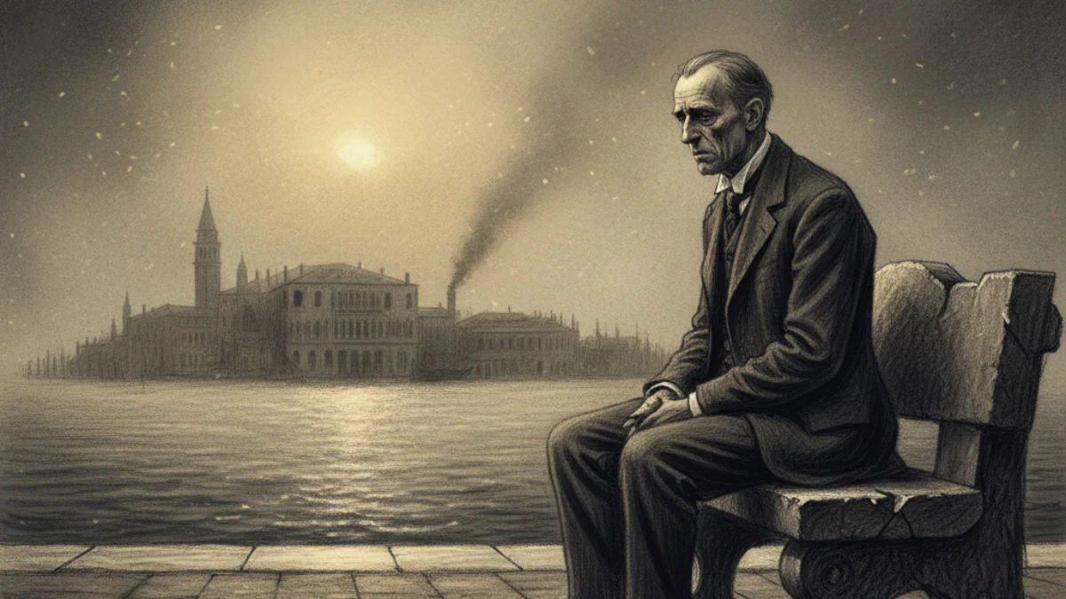 Ilustracija za knjigu Smrt u Veneciji (Thomas Mann) – 2. dio