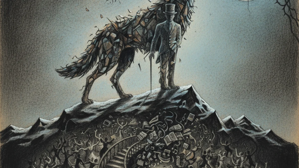 Ilustracija za knjigu Stepski vuk (Hermann Hesse) – 3. dio