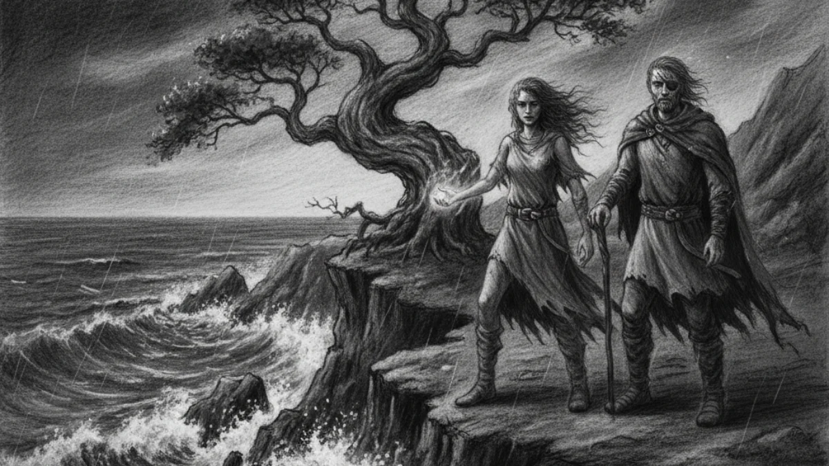 Ilustracija za knjigu Tehanu (Ursula K. Le Guin) – 2. dio
