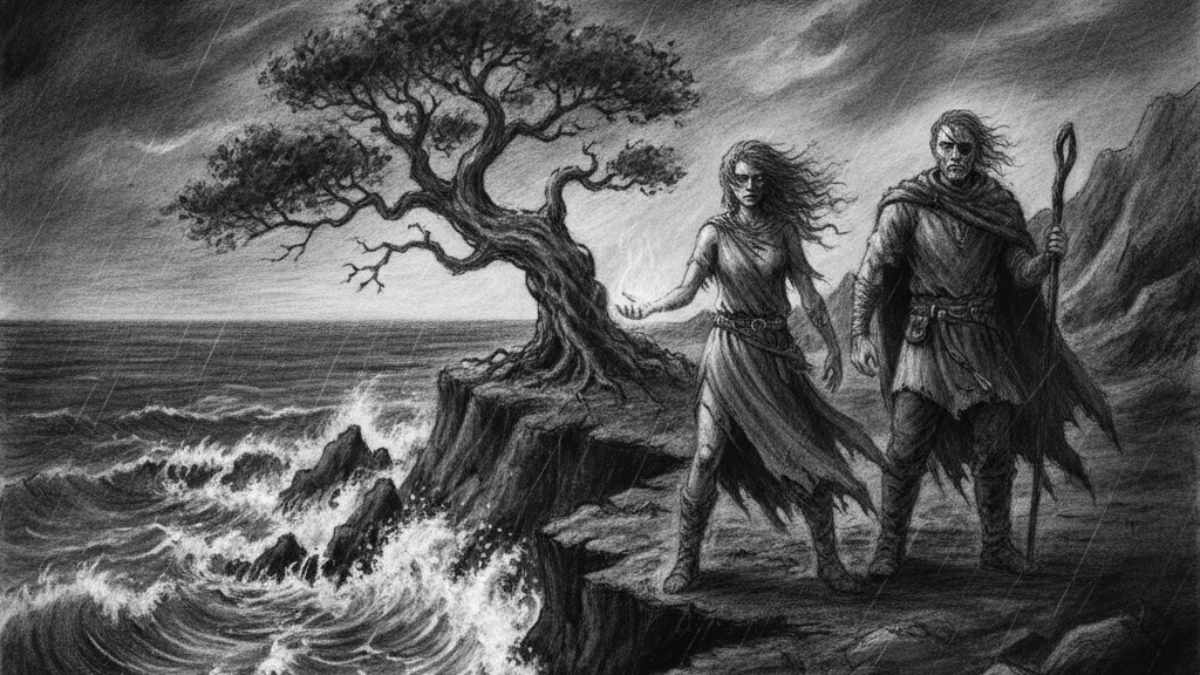 Ilustracija za knjigu Tehanu (Ursula K. Le Guin) – 2. dio
