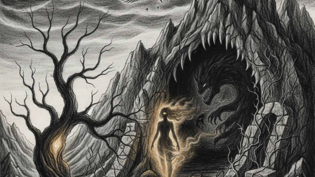 Ilustracija za knjigu Tehanu (Ursula K. Le Guin) – 3. dio