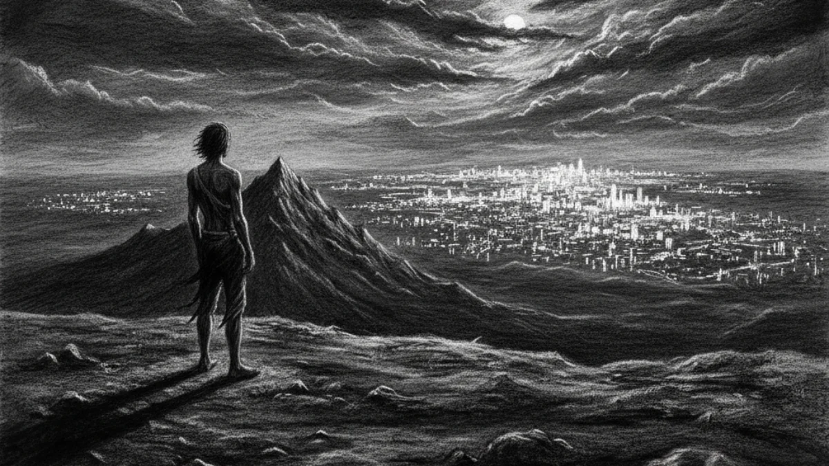 Ilustracija za knjigu The Dispossessed (Ursula K. Le Guin) – 1. dio