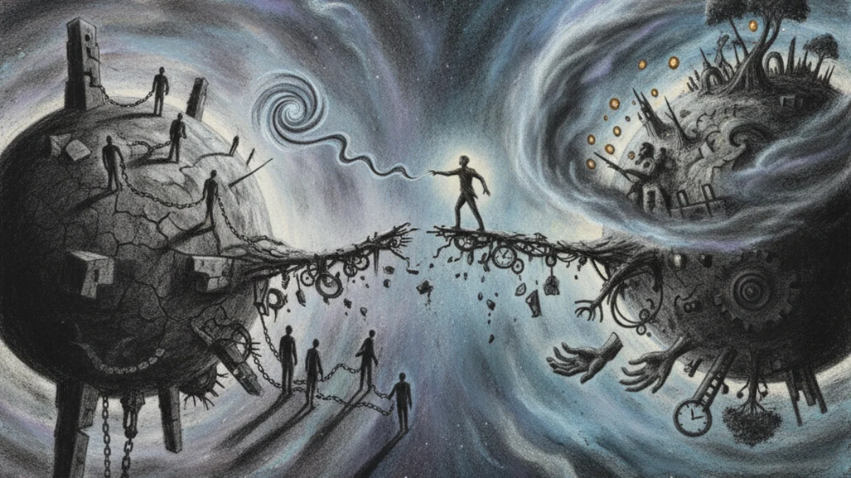 Ilustracija za knjigu The Dispossessed (Ursula K. Le Guin) – 3. dio