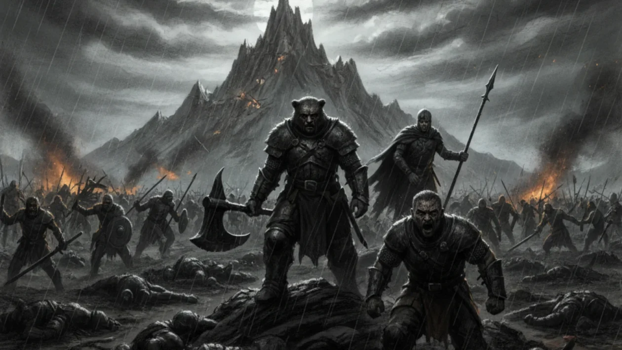 Naslovna fotografija za esej o knjizi: The Heroes (Joe Abercrombie)