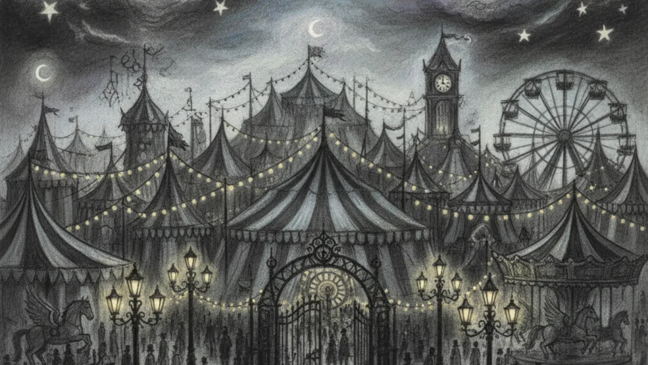 Naslovna fotografija za esej o knjizi: The Night Circus (Erin Morgenstern)