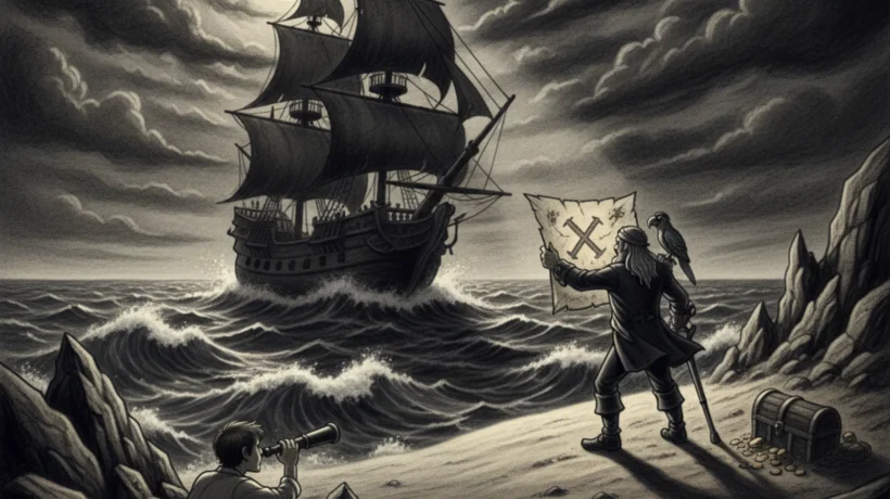 Naslovna fotografija za esej o knjizi: Treasure Island (Robert Louis Stevenson)