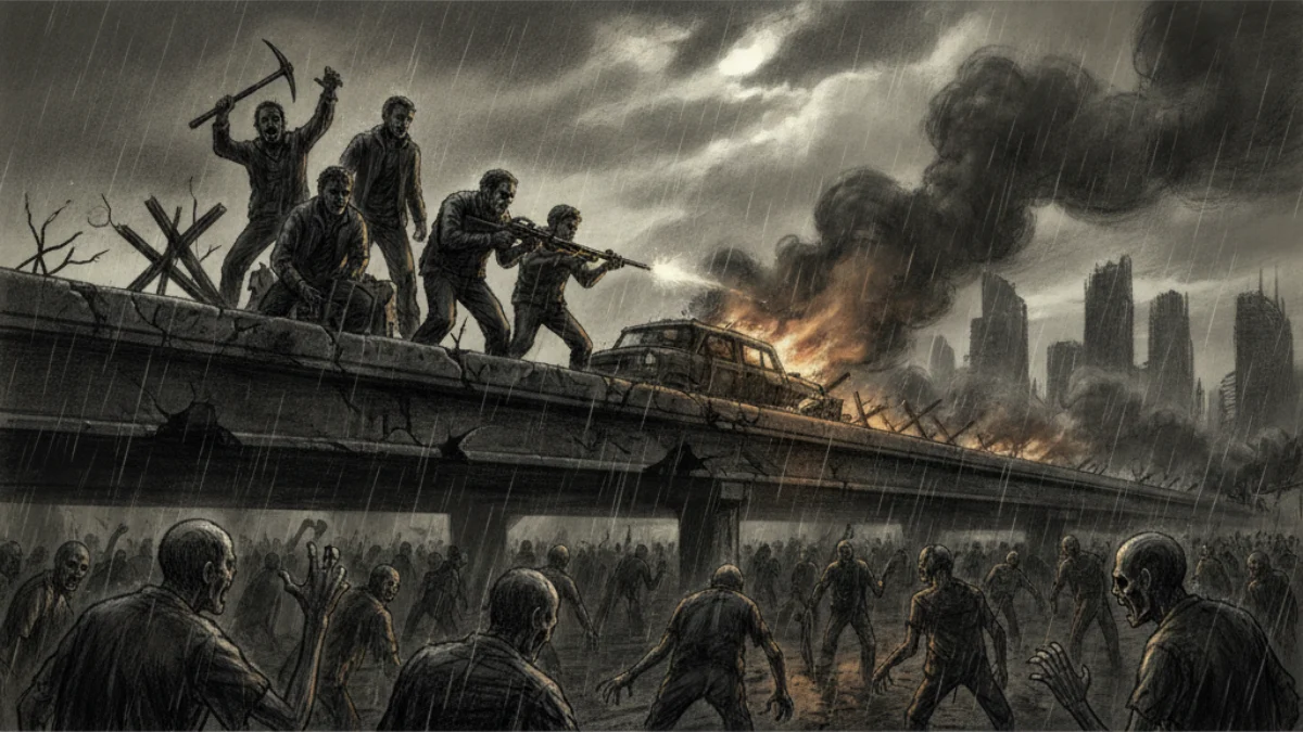 Ilustracija za knjigu Zombie Survival Guide (Max Brooks) – 1. dio