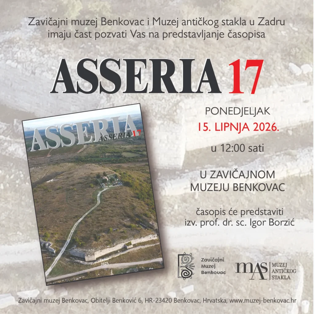 Predstavljanje časopisa Asseria u Zavičajnom muzeju Benkovac