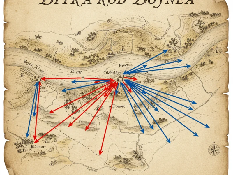Ilustracija za bitku Bitka kod Boynea – dio 1