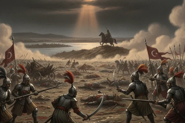 Naslovna scena bitke Bitka kod Mohača 1526