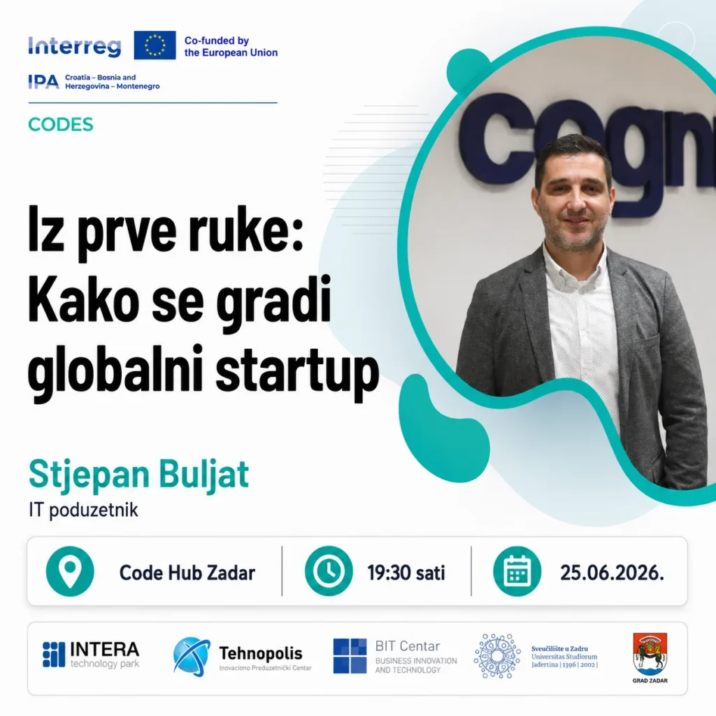 Meetup u Code Hubu Zadar o startupima i umjetnoj inteligenciji