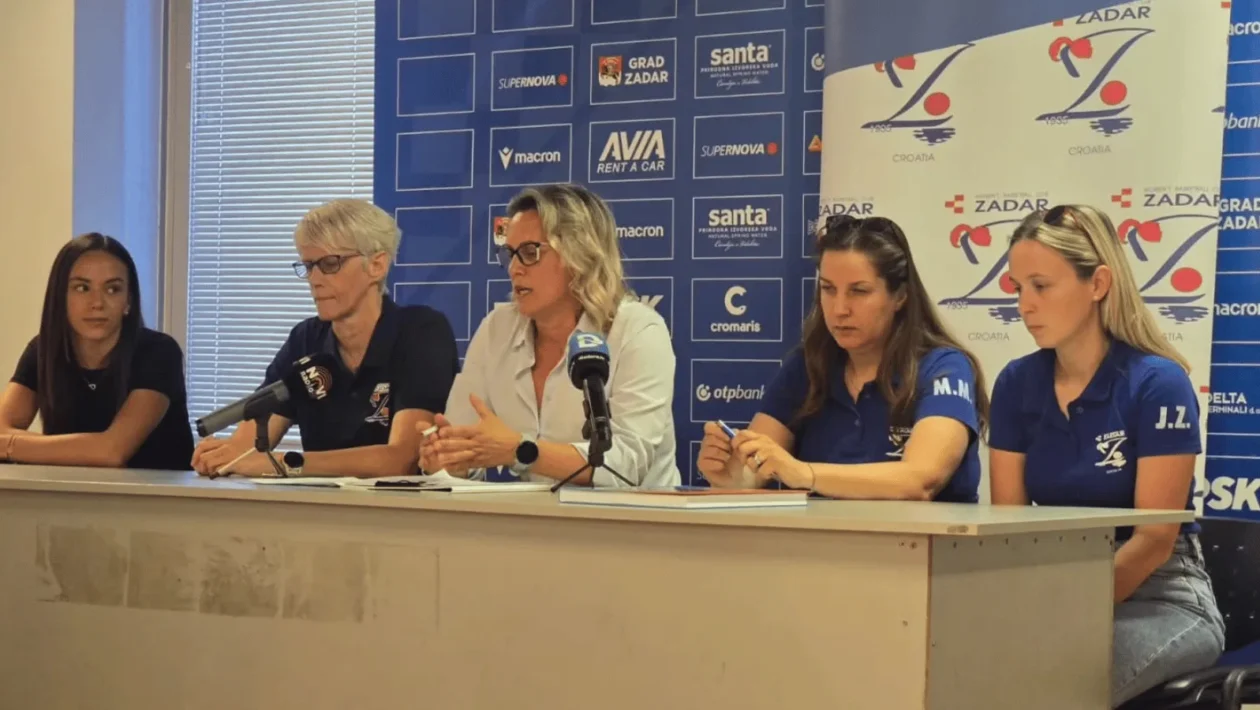 Konferencija za medije ŽKK Zadar u dvorani Višnjik