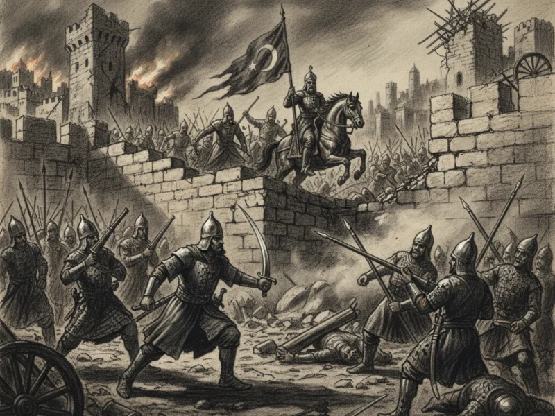 Ilustracija za bitku Opsada Carigrada 1453 – dio 4