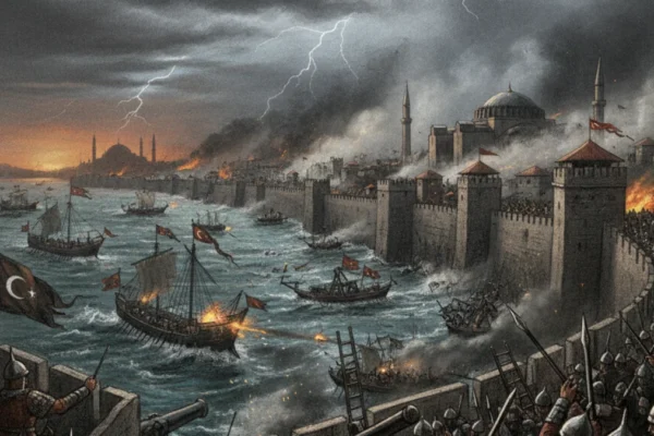 Naslovna scena bitke Opsada Carigrada 1453