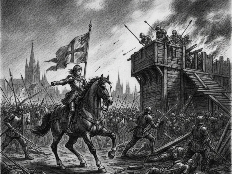 Ilustracija za bitku Opsada Orléansa – dio 4