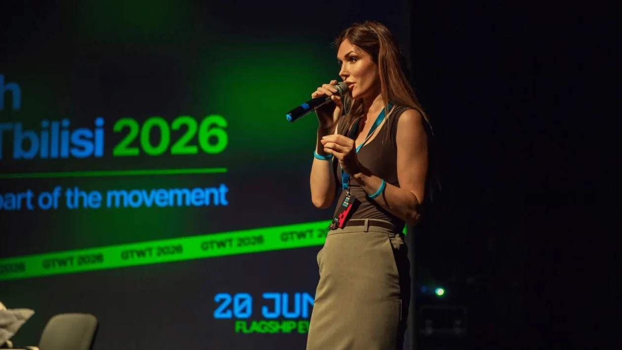 Sylvie Mutić na Global Tech Weekendu u Tbilisiju među predstavnicima globalnih brendova